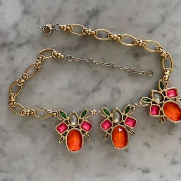 J. CREW Happy Bee Statement Vintage Necklace - Picture 11 of 15